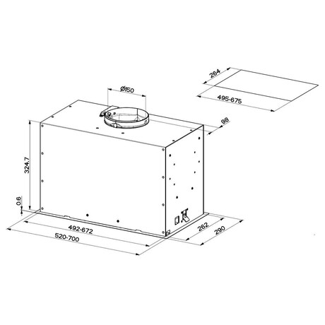 Vestavn digesto Faber INKA LUX 3.0 PREMIUM X A70 KL