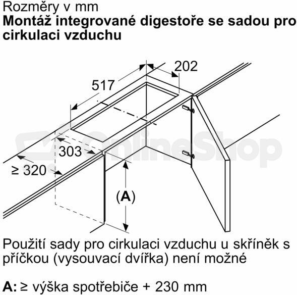 Sada pro cirkulaci Bosch DWZ1IX1C6