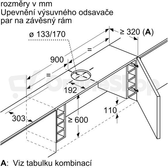 Snižovací rámeček Bosch DSZ4961