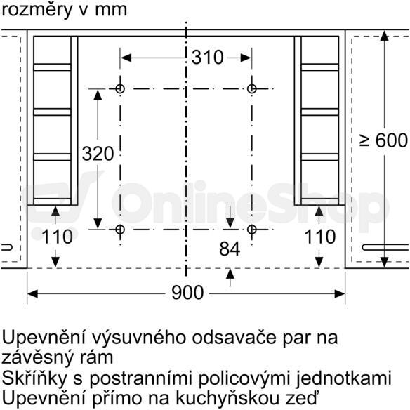 Snižovací rámeček Bosch DSZ4961