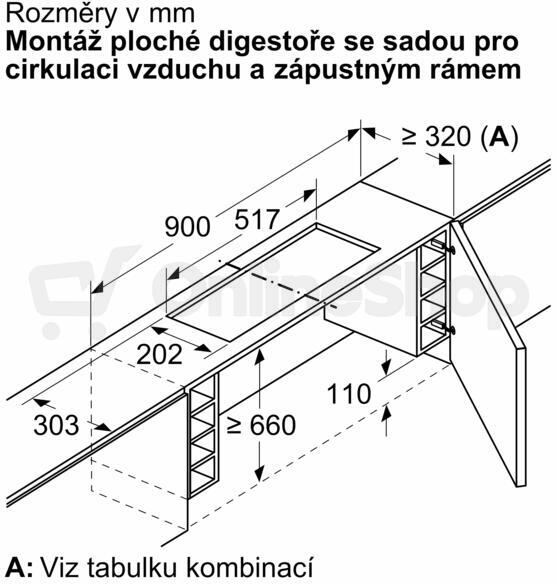 Snižovací rámeček Bosch DSZ4961