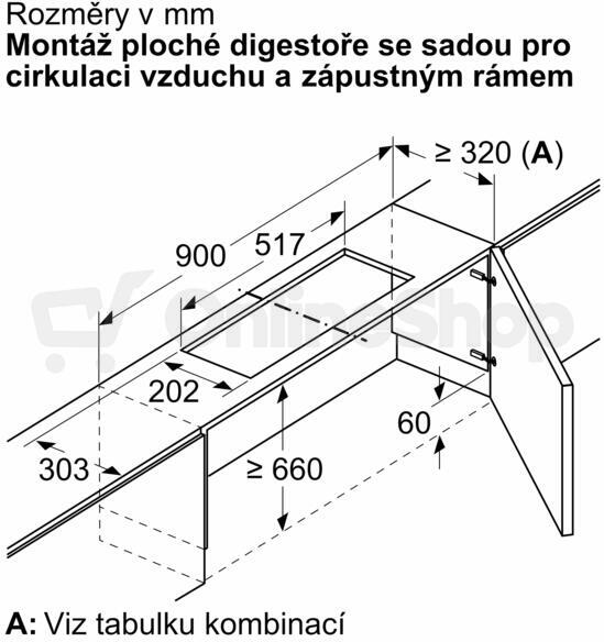 Snižovací rámeček Bosch DSZ4961