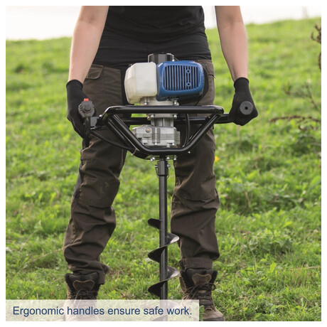 Scheppach EB 2000, půdní vrták + 2 vrtáky