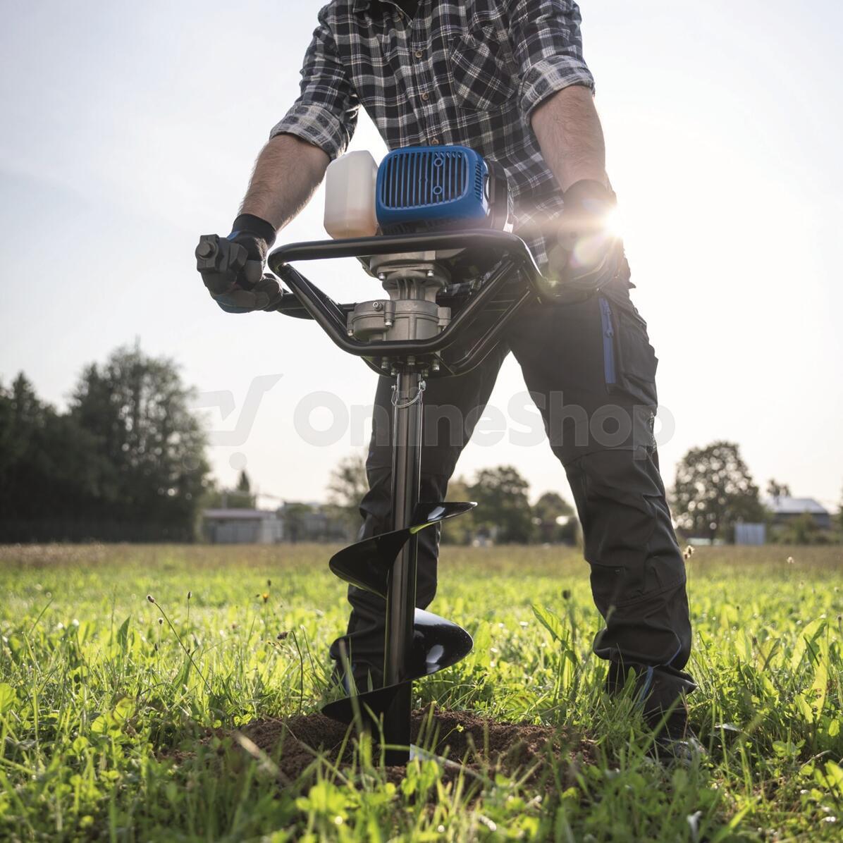 Scheppach EB 2000, půdní vrták + 2 vrtáky