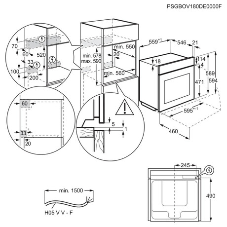 Trouba ELECTROLUX KOEBP39Z