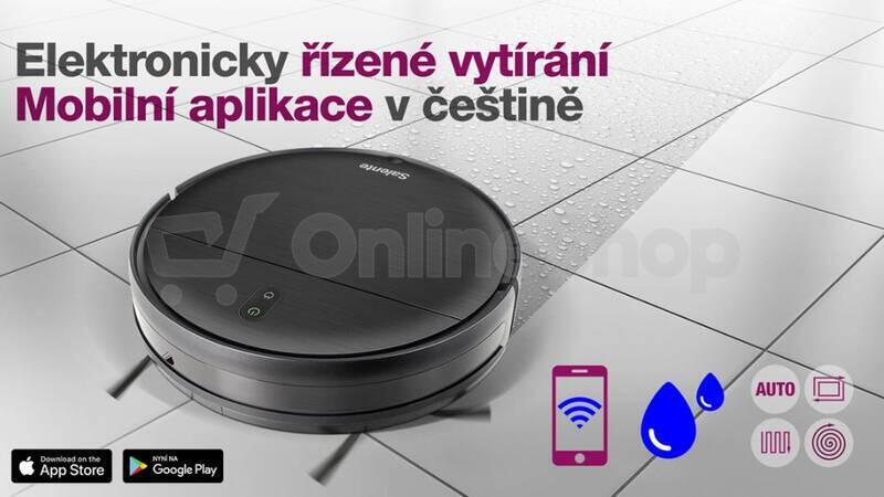 Robotický vysavač EVOLVEO Salente R2, černý