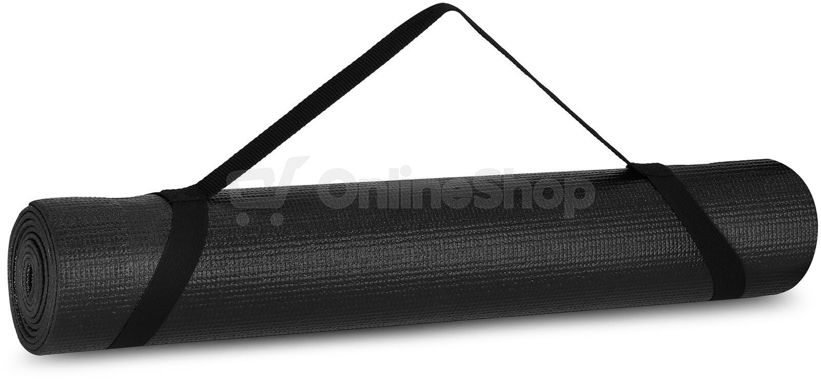 Spokey LIGHTMAT Podložka na cvičení, 180 x 60 x 0,4 cm, černá