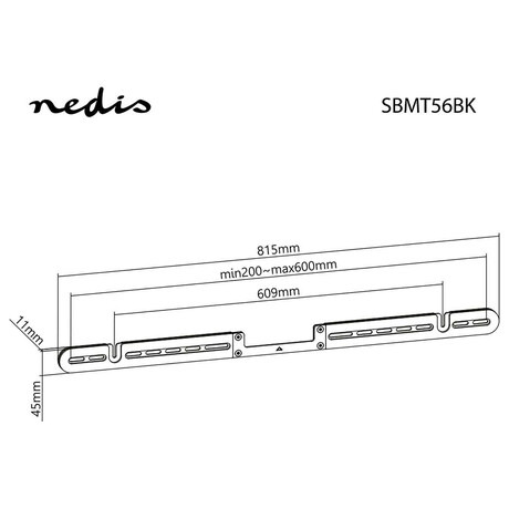 Drk Soundbaru NEDIS SBMT56BK