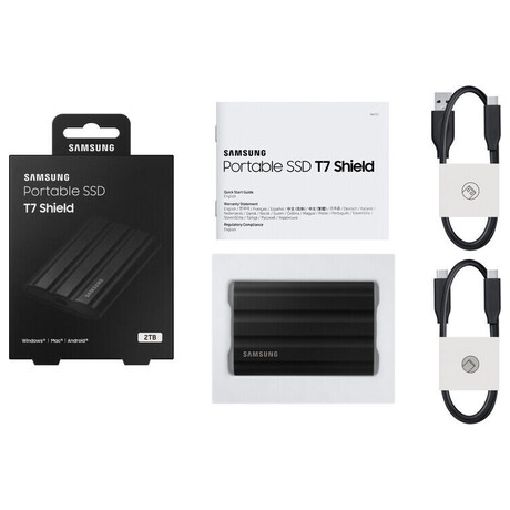 Samsung T7 Shield / 2TB / SSD / Extern / 2.5