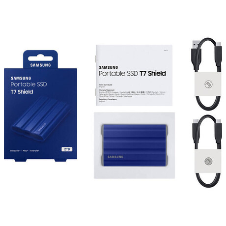 Externí SSD Samsung T7 Shield 2 TB Bl