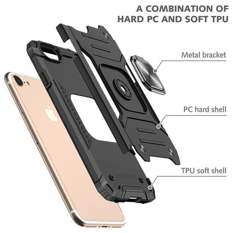 Lenuo Union Armor obal pro iPhone SE, černá