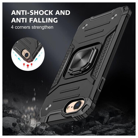 Lenuo Union Armor obal pro iPhone SE, černá