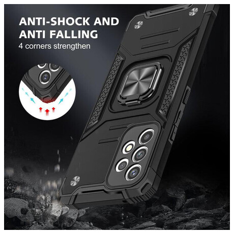 Lenuo Union Armor obal pro Samsung Galaxy A53 5G, černá