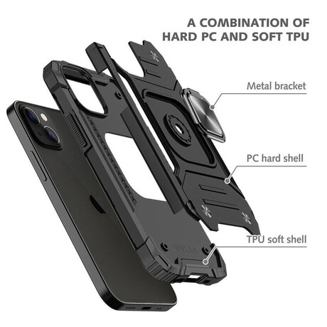 Lenuo Union Armor obal pro iPhone 13, černá