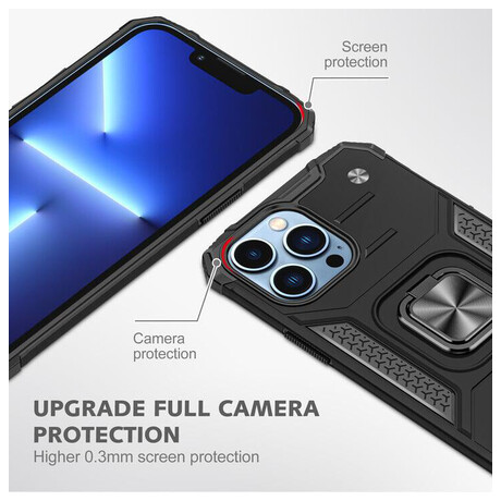 Lenuo Union Armor obal pro iPhone 13, černá