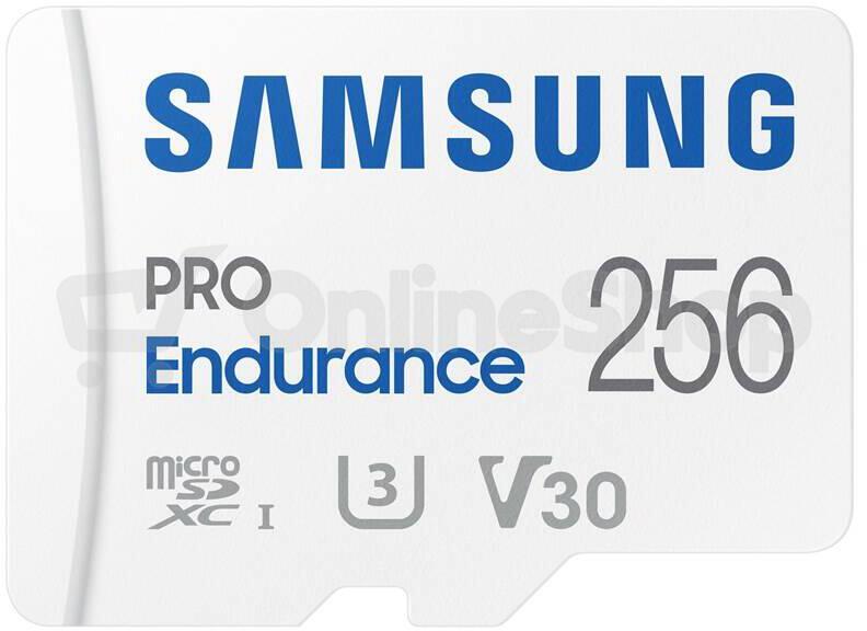 Paměťová karta Samsung MicroSDXC 256GB PRO Endurance/