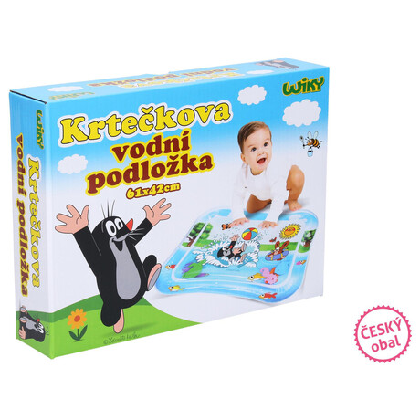 Teddies Vodn podloka Krtek nafukovac 61x42 cm v krabici 25x20x5cm 6m+