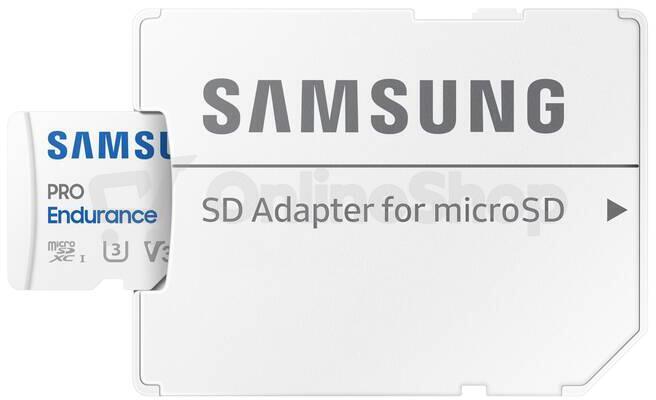 Samsung micro SDXC karta 128GB PRO Endurance + SD adaptér (MB-MJ128KA/EU)