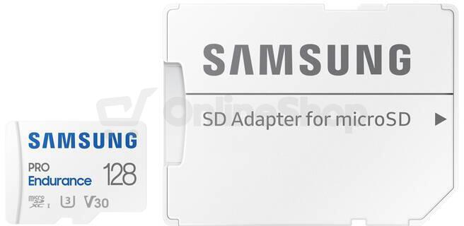 Samsung micro SDXC karta 128GB PRO Endurance + SD adaptér (MB-MJ128KA/EU)