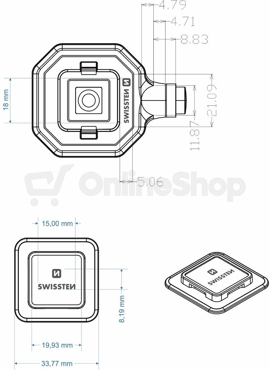 SWISSTEN EASY LOCK ARMBAND