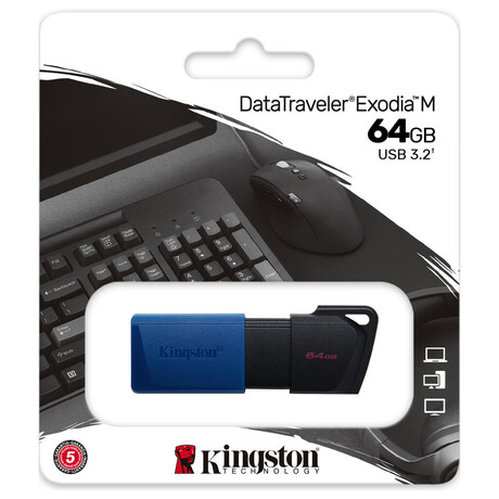 64GB Kingston USB 3.2 (gen 1) DT Exodia M (DTXM/64GB)