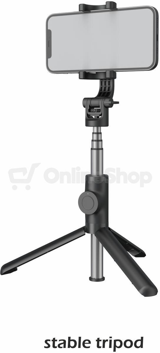 SWISSTEN BLUETOOTH SELFIE STICK ALUMINUM TRIPOD PRO