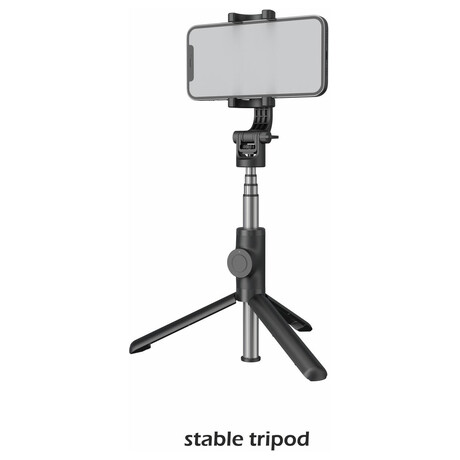 SWISSTEN BLUETOOTH SELFIE STICK ALUMINUM TRIPOD PRO