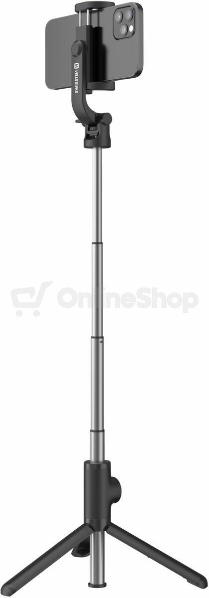 SWISSTEN BLUETOOTH SELFIE STICK ALUMINUM TRIPOD PRO