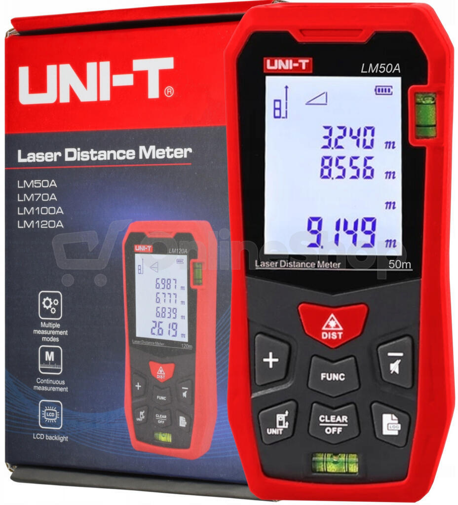 Měřič vzdálenosti UNI-T LM 50A