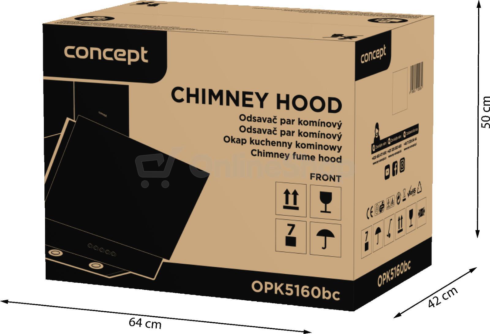 Odsavač par Concept OPK5160bc BLACK
