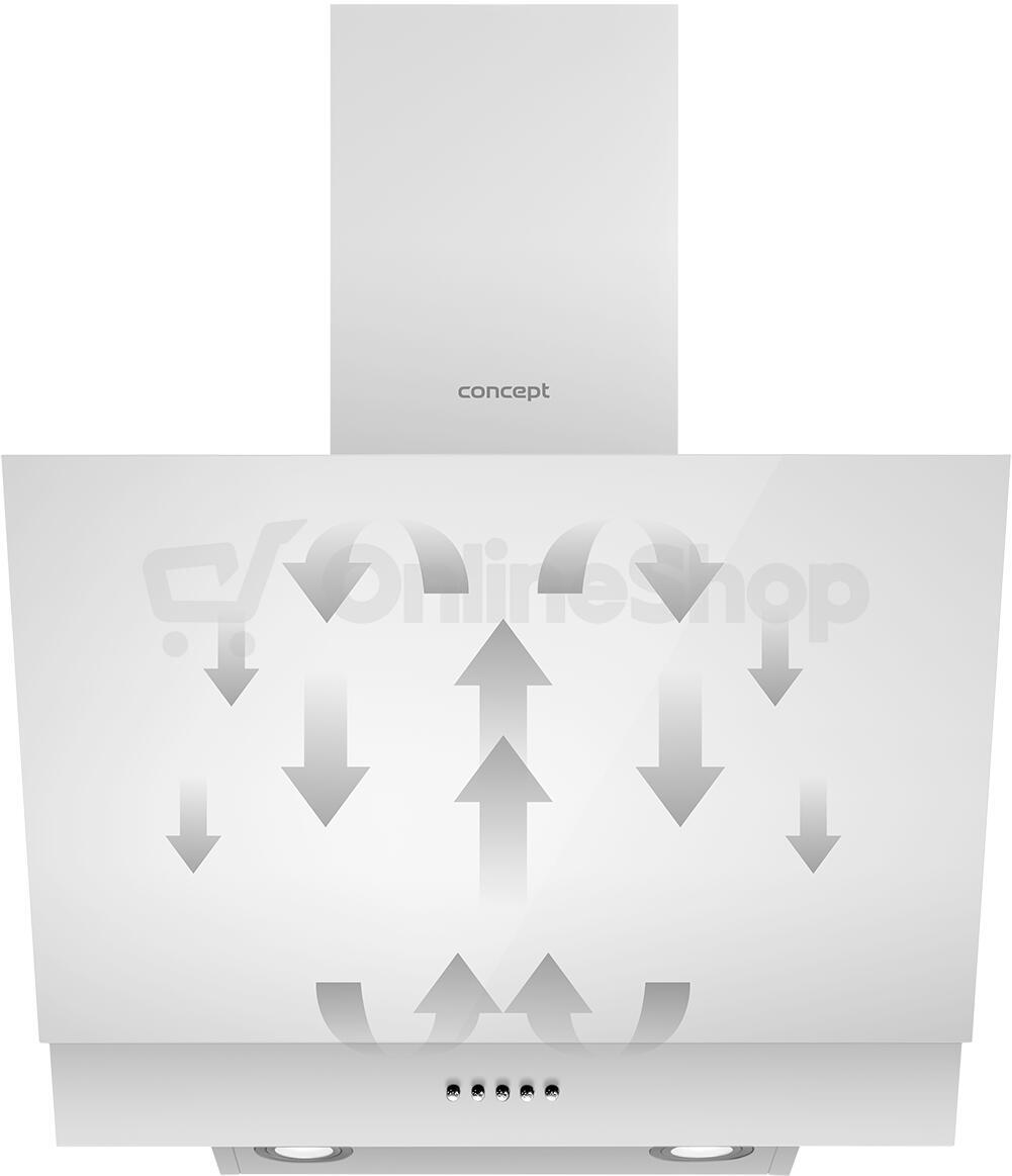 Odsavač par Concept OPK5160wh WHITE