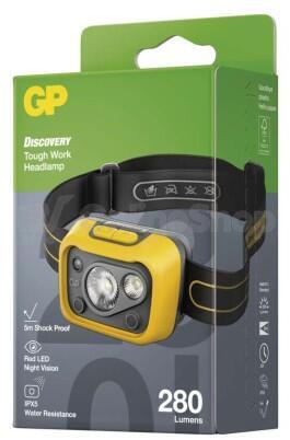 LED pracovní čelovka GP Discovery CHW53, 280 lm (P8573)