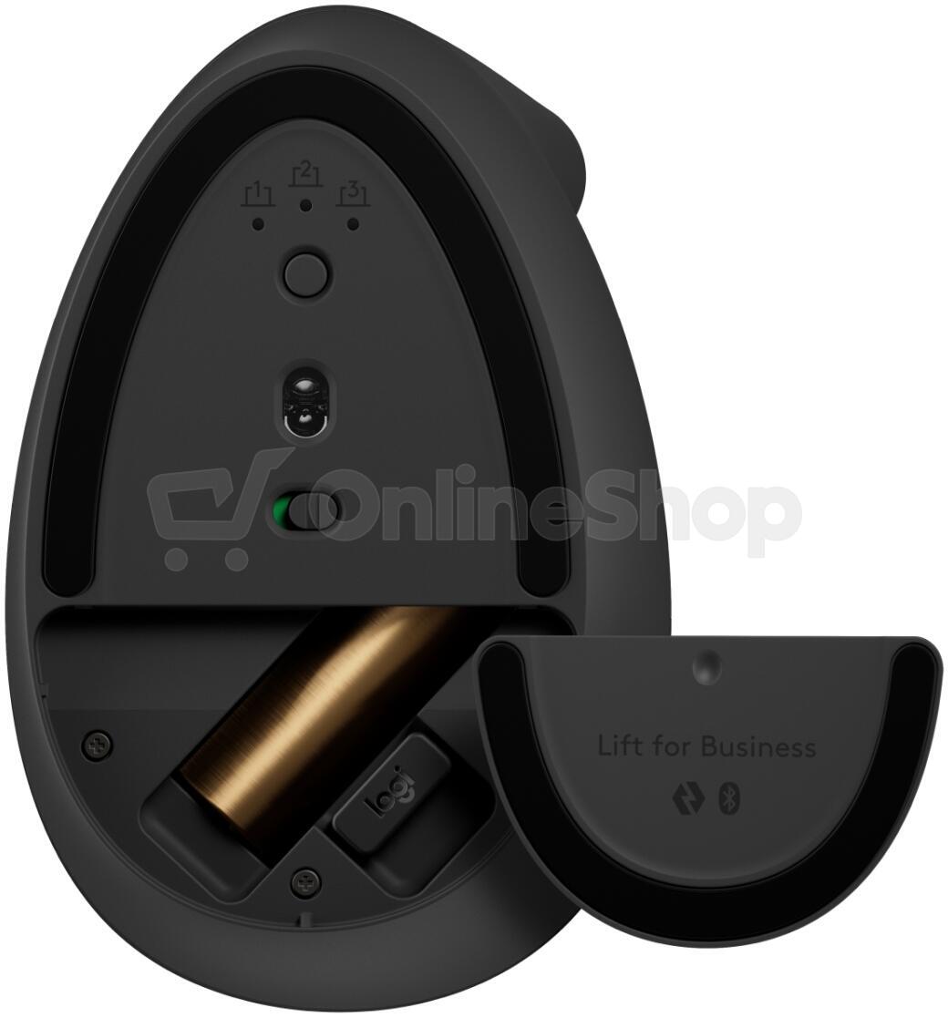 Logitech Wireless Mouse Lift for Business, graphite / black (910-006494)