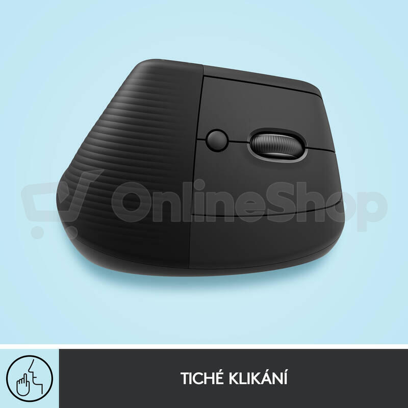 Logitech Wireless Mouse Lift for Business, graphite / black (910-006494)
