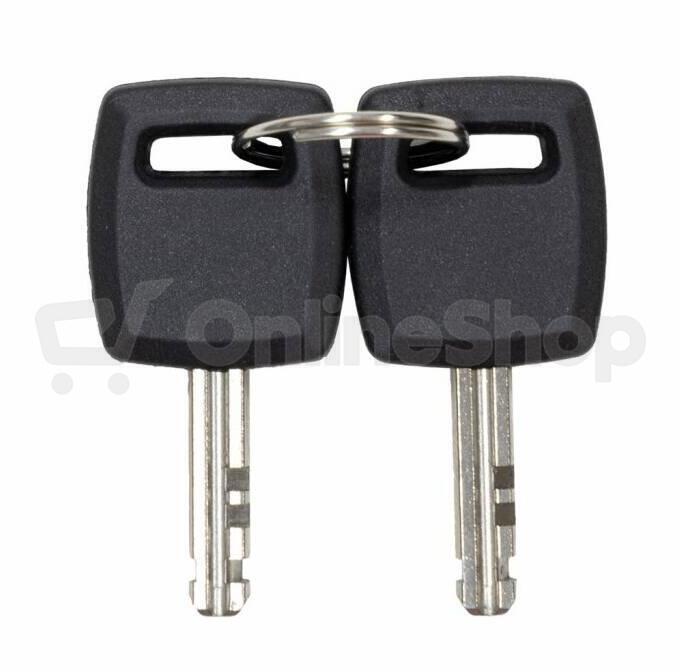 Nastavitelný lanový zámek EVOLVEO StrongVision LOCK, 8mm x 2m