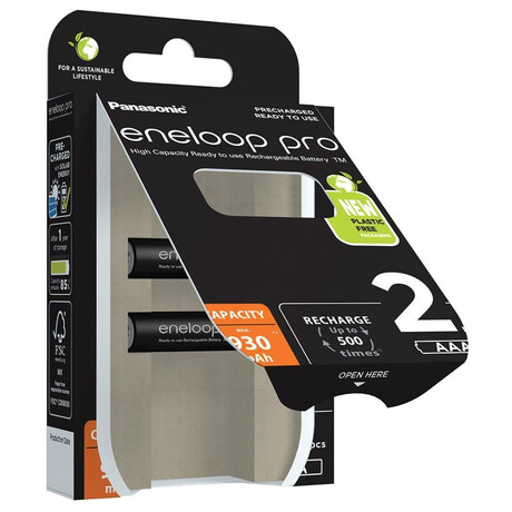 Panasonic -ENELOOP HR03 AAA 4HCDE/2BE ENELOOP PRO (foto 2)