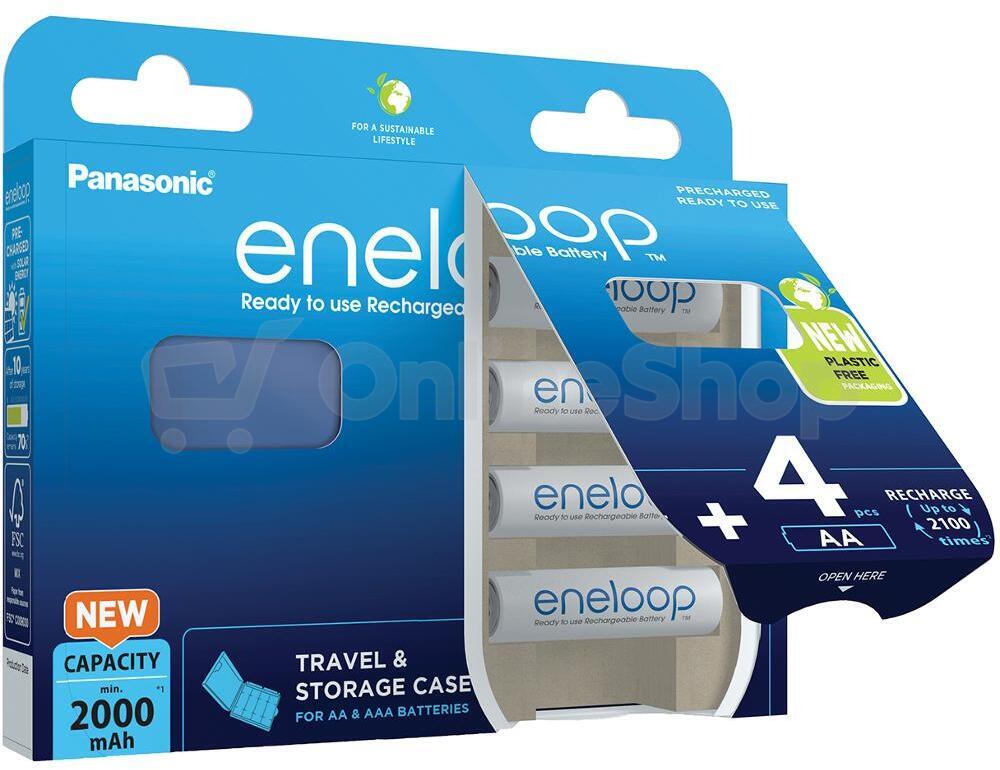 Baterie Panasonic -ENELOOP HR6 AA 3MCCEC/4BE ENELOOP CASE