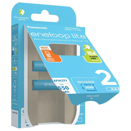 Panasonic -ENELOOP HR03 AAA 4LCCE/2BE ENELOOP LIT (foto 2)