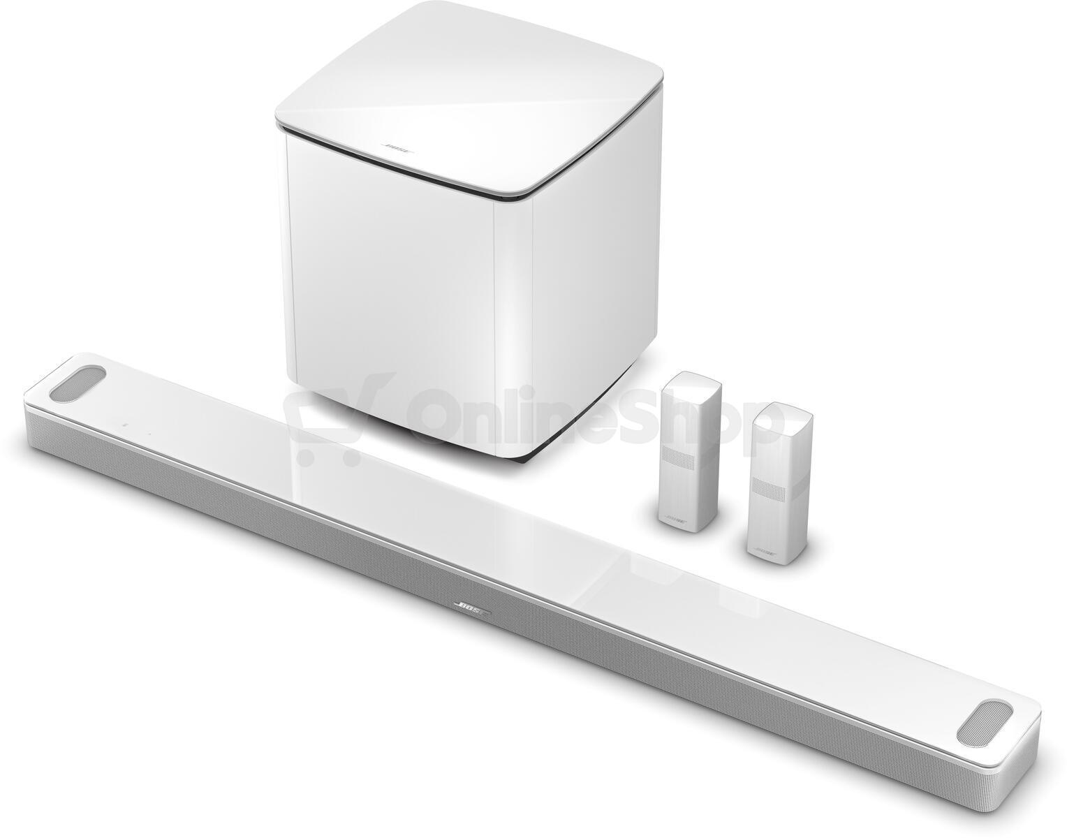 SET Soundbar Bose Smart Soundbar 900, bílý + Reproduktory Bose Surround