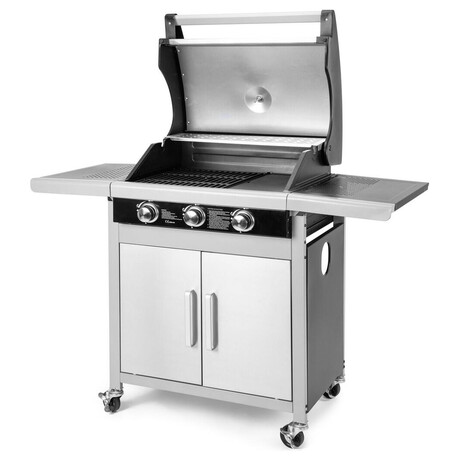 Set zahradn plynov gril Fieldmann FZG 3005 + Obal na gril Fieldmann FZG 9051