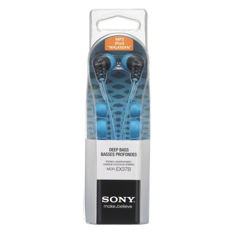 Sluchátka Sony MDR-EX37 modré - Sony MDR-EX37 modré (foto 1)