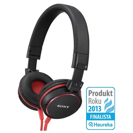 Sluchátka Sony MDR-ZX600 červená - Sony MDR-ZX600 červená (foto 1)