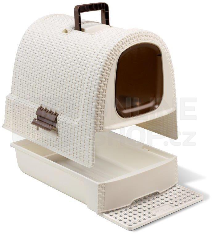 Toaleta pro koky Curver Rattan Vintage 39x39x51cm