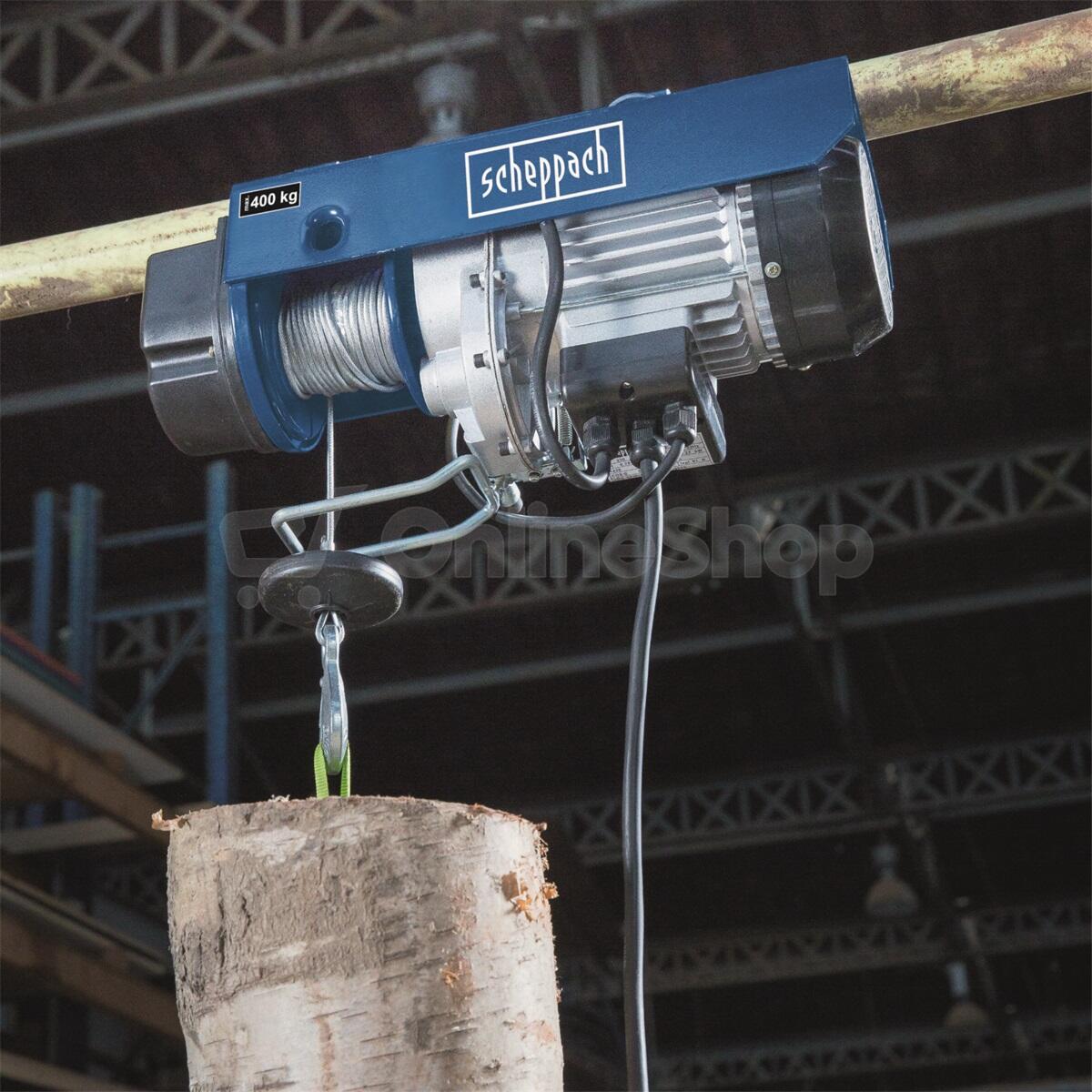 Scheppach HRS 400, lanový naviják elektrický