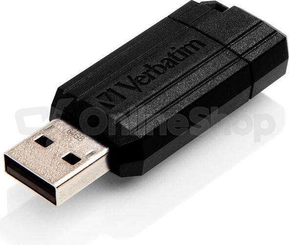 Flash disk VERBATIM Store 'n' Go PinStripe 64GB, černý