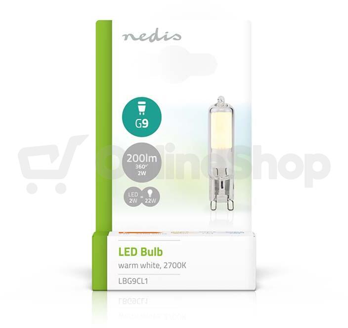 LED žárovka G9 NEDIS LBG9CL1