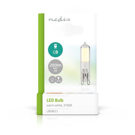 LED rovka G9 NEDIS LBG9CL1