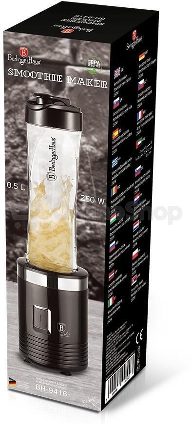 Smoothie mixér BERLINGERHAUS BH-9416, Black Silver Collection