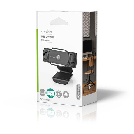 Webcam NEDIS WCAM110BK