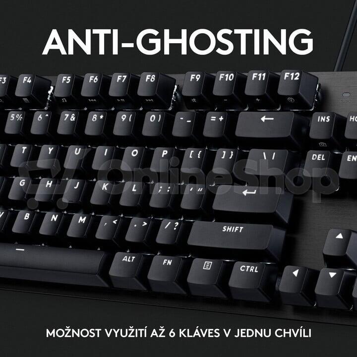 Herní klávesnice Logitech G413 SE, černá, US